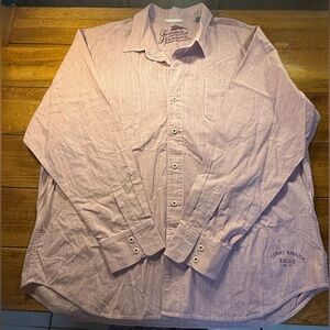 Tommy Bahama Button down Long sleeve Pink Men's Shirt XXL
